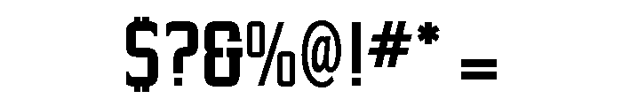 Yeoman Gothic Bold Font OTHER CHARS