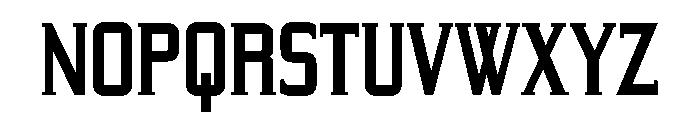 Yeoman Gothic Bold Font LOWERCASE