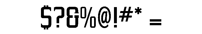 Yeoman Gothic Medium Font OTHER CHARS