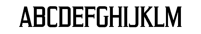 Yeoman Gothic Medium Font UPPERCASE