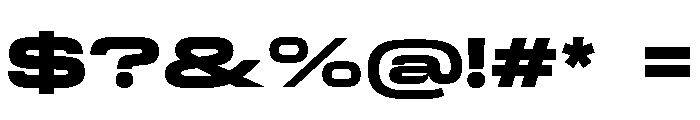 YFF RARE TRIAL Power Black Font OTHER CHARS