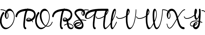 Yhulliantti Personal Use Only Font UPPERCASE