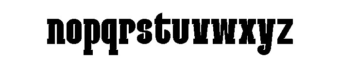 YIBUK Font LOWERCASE