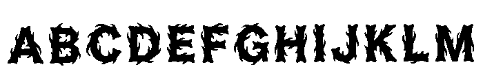 Yidel Regular Font UPPERCASE