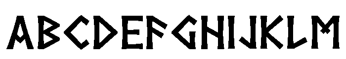Yifan Regular Font UPPERCASE