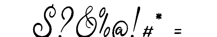 Yinderia Font OTHER CHARS
