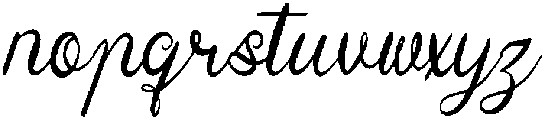 Yinderia otf (400) Font LOWERCASE