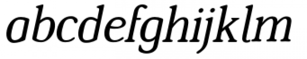Ying Light Italic Font LOWERCASE