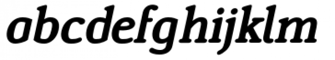 Ying Semi Bold Italic Font LOWERCASE