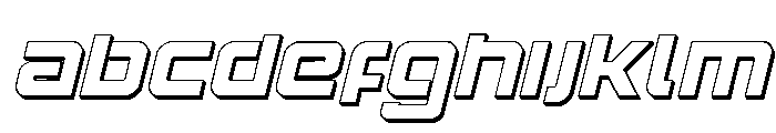 Yielding Timber 3D Italic FONT