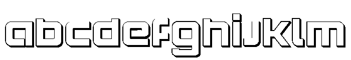 Yielding Timber 3D Font UPPERCASE