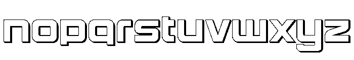 Yielding Timber 3D Font UPPERCASE