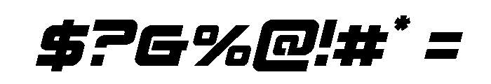 Yielding Timber Compact Italic Font OTHER CHARS
