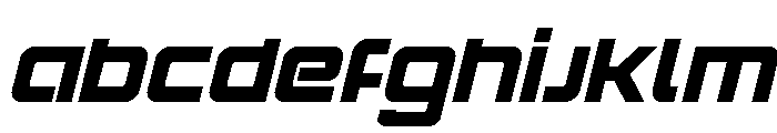 Yielding Timber Compact Italic Font UPPERCASE