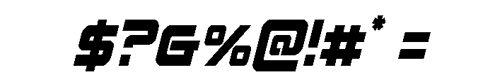 Yielding Timber Condensed Italic Font OTHER CHARS