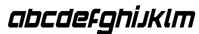 Yielding Timber Condensed Italic Font UPPERCASE