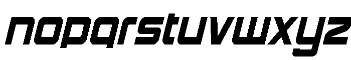 Yielding Timber Condensed Italic Font UPPERCASE