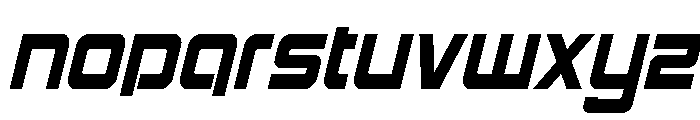 Yielding Timber Condensed Italic Font LOWERCASE