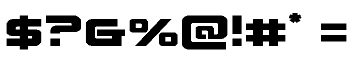 Yielding Timber Expanded Font OTHER CHARS