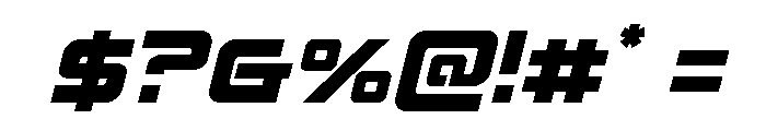 Yielding Timber Italic Font OTHER CHARS