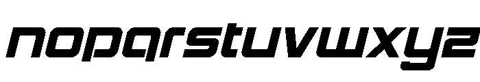 Yielding Timber Italic Font LOWERCASE