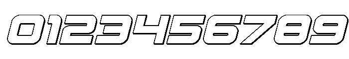 Yielding Timber Outline Italic Font OTHER CHARS
