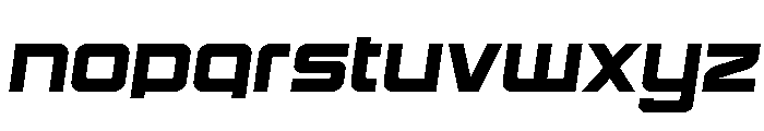 Yielding Timber Semi-Italic Font UPPERCASE