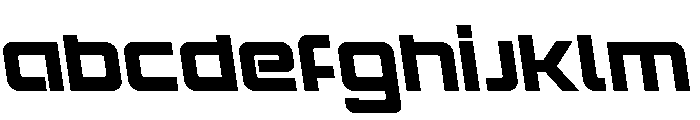 Yielding Timber Semi-Leftalic Font UPPERCASE