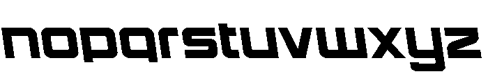 Yielding Timber Semi-Leftalic Font UPPERCASE
