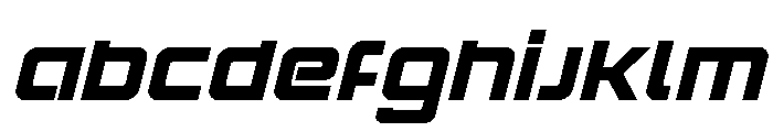 Yielding Timber Spaced Italic Font UPPERCASE