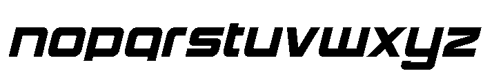 Yielding Timber Spaced Italic Font UPPERCASE