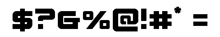 Yielding Timber Spaced Font OTHER CHARS