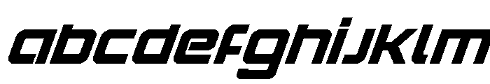 Yielding Timber Super-Italic Font UPPERCASE