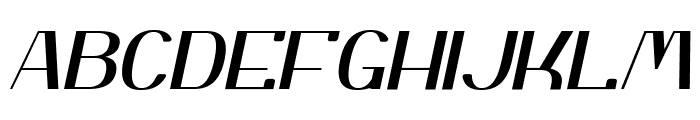 Yiggivoo Unicode  Italic Font UPPERCASE
