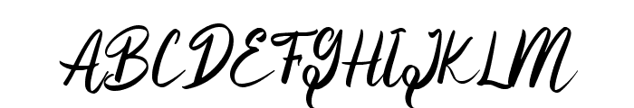 Yilactha - Personal Use Font UPPERCASE