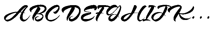 Yibuk Recity Recity Script Regular Font UPPERCASE