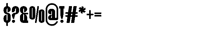 Yibuk Recity YIBUK Regular Font OTHER CHARS