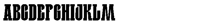 Yibuk Recity YIBUK Regular Font UPPERCASE