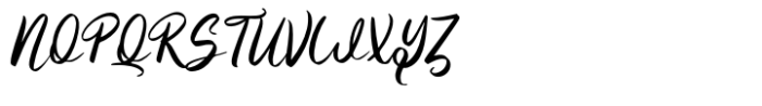 Yilactha Regular Font UPPERCASE