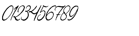 Yinderia Italic Font OTHER CHARS