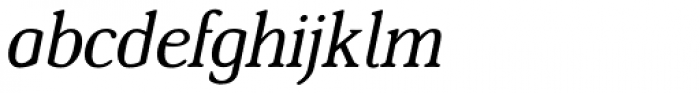 Ying Light Italic Font LOWERCASE