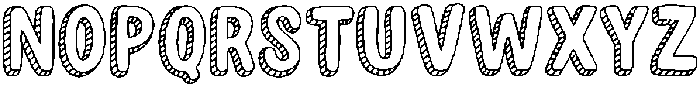 YJ Knotted Ink Regular otf (400) Font UPPERCASE