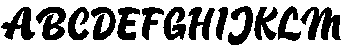 YJC Coco Swash Regular otf (400) Font UPPERCASE
