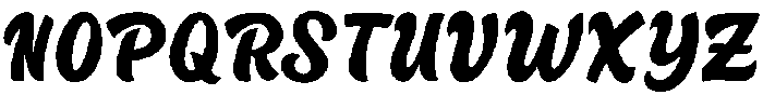 YJC Coco Swash Regular otf (400) Font UPPERCASE