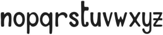 YJC Jollybean Regular otf (400) Font LOWERCASE