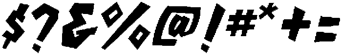 YJC Volt Swing Regular otf (400) Font OTHER CHARS