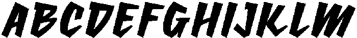 YJC Volt Swing Regular otf (400) Font UPPERCASE