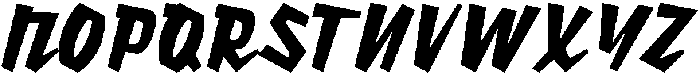 YJC Volt Swing Regular otf (400) Font UPPERCASE