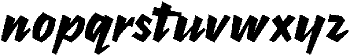 YJC Volt Swing Regular otf (400) Font LOWERCASE