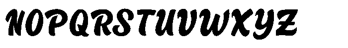 YJ Coco Swash Font UPPERCASE